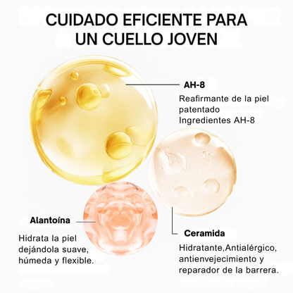 Toessence DermaLift - Rodillo Reafirmante · Crema para un cuello más firme y definido